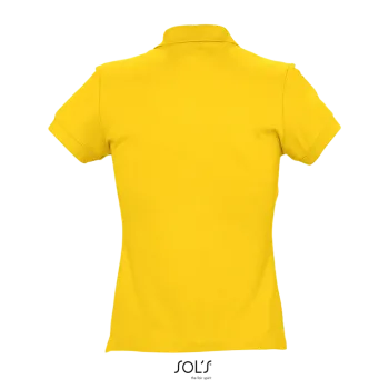 Φωτογραφία από πίσω από Passion - Γυναικείο πόλο πικέ σε χρώμα Gold