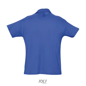 Φωτογραφία από πίσω από Summer II - Ανδρικό πόλο πικέ σε χρώμα Royal Blue