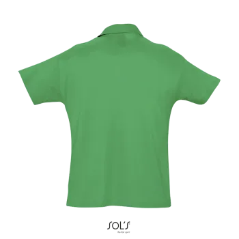 Φωτογραφία από πίσω από Summer II - Ανδρικό πόλο πικέ σε χρώμα Kelly Green