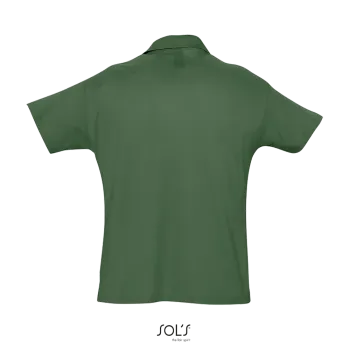 Φωτογραφία από πίσω από Summer II - Ανδρικό πόλο πικέ σε χρώμα Golf Green