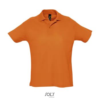 Φωτογραφία από μπροστά από Summer II - Ανδρικό πόλο πικέ σε χρώμα Orange