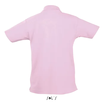 Φωτογραφία από πίσω από Summer II Kids - Παιδικό πόλο πικέ σε χρώμα Pink