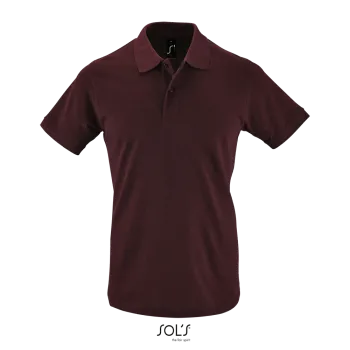 Φωτογραφία από μπροστά από Perfect Men 3XL - Ανδρικό πόλο πικέ σε χρώμα Heather Oxblood