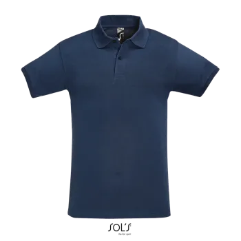 Φωτογραφία από μπροστά από Perfect Men 3XL - Ανδρικό πόλο πικέ σε χρώμα Denim