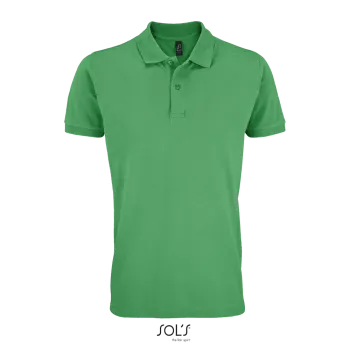 Φωτογραφία από μπροστά από Perfect Men 4-5XL - Ανδρικό πόλο πικέ σε χρώμα Spring Green