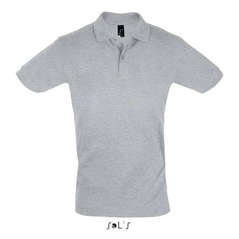 Φωτογραφία από μπροστά από Perfect Men 4-5XL - Ανδρικό πόλο πικέ σε χρώμα Grey Melange