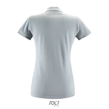 Φωτογραφία από πίσω από Perfect Women - Γυναικείο πόλο πικέ σε χρώμα Pure Grey