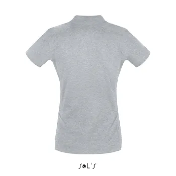 Φωτογραφία από πίσω από Perfect Women 3XL - Γυναικείο πόλο πικέ σε χρώμα Grey Melange