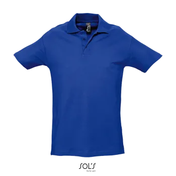 Φωτογραφία από μπροστά από Spring II 4-5XL - Ανδρικό πόλο πικέ σε χρώμα Royal Blue