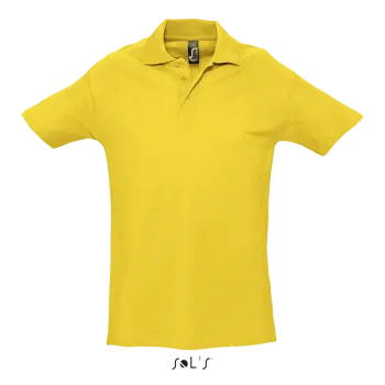 Φωτογραφία από μπροστά από Spring II - Ανδρικό πόλο πικέ σε χρώμα Gold