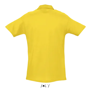 Φωτογραφία από πίσω από Spring II - Ανδρικό πόλο πικέ σε χρώμα Gold