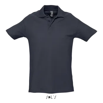 Φωτογραφία από μπροστά από Spring II 4-5XL - Ανδρικό πόλο πικέ σε χρώμα Navy