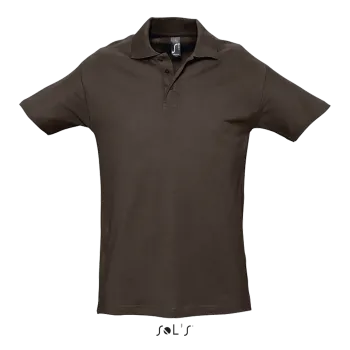 Φωτογραφία από μπροστά από Spring II - Ανδρικό πόλο πικέ σε χρώμα Chocolate