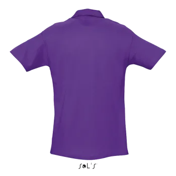 Φωτογραφία από πίσω από Spring II - Ανδρικό πόλο πικέ σε χρώμα Dark Purple