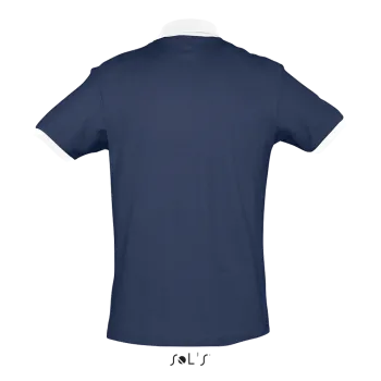 Φωτογραφία από πίσω από Prince - Unisex πόλο πικέ σε χρώμα French Navy-White