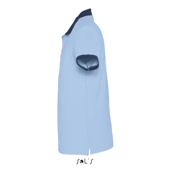 Φωτογραφία προφίλ από Prince - Unisex πόλο πικέ σε χρώμα Sky Blue-French Navy