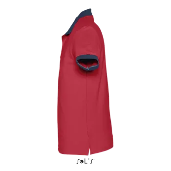 Φωτογραφία προφίλ από Prince - Unisex πόλο πικέ σε χρώμα Red-French Navy