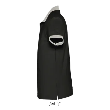 Φωτογραφία προφίλ από Prince - Unisex πόλο πικέ σε χρώμα Black-Light Grey