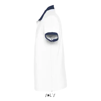 Φωτογραφία προφίλ από Prince - Unisex πόλο πικέ σε χρώμα White-French Navy