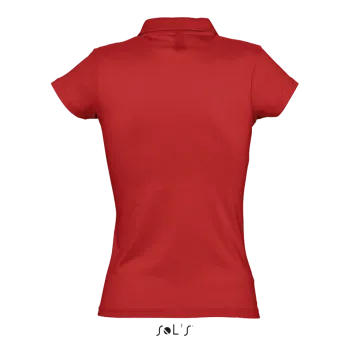 Φωτογραφία από πίσω από Prescott Women - Γυναικείο πόλο σε χρώμα Red