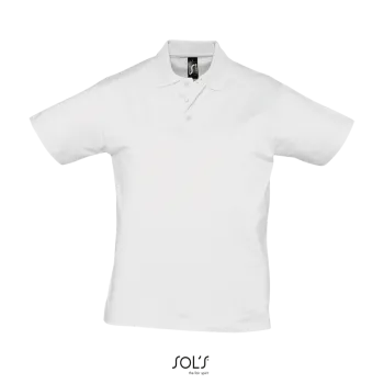 Φωτογραφία από μπροστά από Prescott Men Λευκό 3XL - Ανδρικό πόλο σε χρώμα White