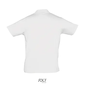 Φωτογραφία από πίσω από Prescott Men Λευκό 3XL - Ανδρικό πόλο σε χρώμα White