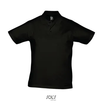 Φωτογραφία από μπροστά από Prescott Men 3XL - Ανδρικό πόλο σε χρώμα Deep Black