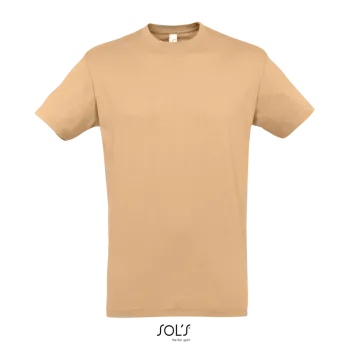 Φωτογραφία από μπροστά από Regent - Unisex T-shirt σε χρώμα Sand