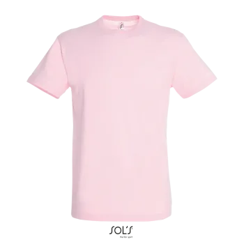 Φωτογραφία από μπροστά από Regent - Unisex T-shirt σε χρώμα Pale Pink