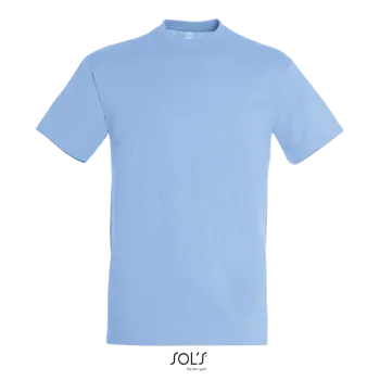 Φωτογραφία από μπροστά από Regent 3XL - Unisex T-shirt σε χρώμα Sky Blue