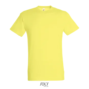 Φωτογραφία από μπροστά από Regent - Unisex T-shirt σε χρώμα Pale Yellow
