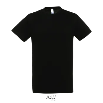Φωτογραφία από μπροστά από Regent 4-5XL - Unisex T-shirt σε χρώμα Deep Black