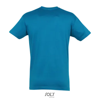 Φωτογραφία από πίσω από Regent 3XL - Unisex T-shirt σε χρώμα Aqua
