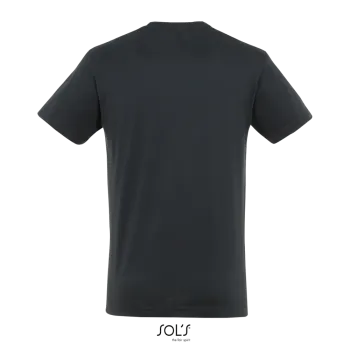 Φωτογραφία από πίσω από Regent 4-5XL - Unisex T-shirt σε χρώμα Mouse Grey