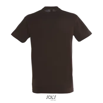 Φωτογραφία από πίσω από Regent 3XL - Unisex T-shirt σε χρώμα Chocolate