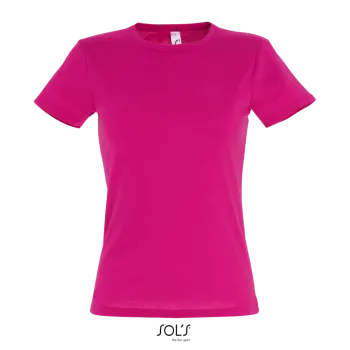 Φωτογραφία από μπροστά από Miss - Γυναικείο T-shirt σε χρώμα Fuchsia