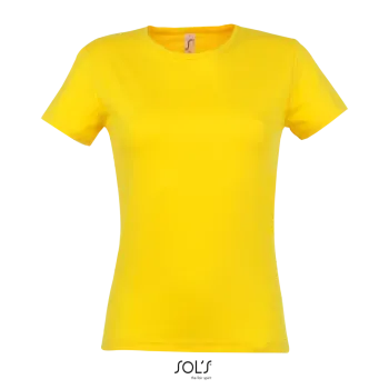 Φωτογραφία από μπροστά από Miss - Γυναικείο T-shirt σε χρώμα Gold