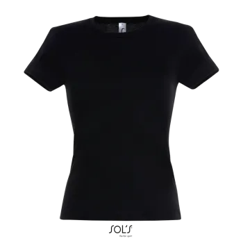 Φωτογραφία από μπροστά από Miss - Γυναικείο T-shirt σε χρώμα Deep Black