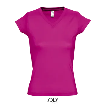 Φωτογραφία από μπροστά από Moon 3XL - Γυναικείο T-shirt με λαιμόκοψη 