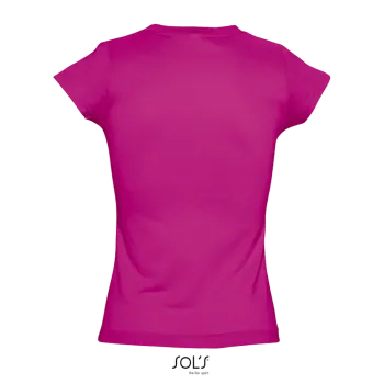 Φωτογραφία από πίσω από Moon 3XL - Γυναικείο T-shirt με λαιμόκοψη 