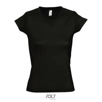 Φωτογραφία από μπροστά από Moon 3XL - Γυναικείο T-shirt με λαιμόκοψη 