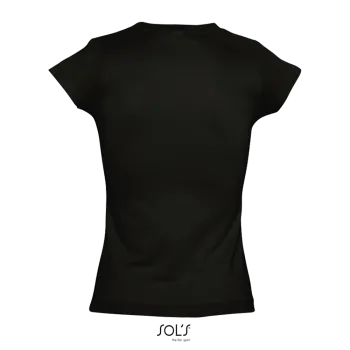 Φωτογραφία από πίσω από Moon 3XL - Γυναικείο T-shirt με λαιμόκοψη 