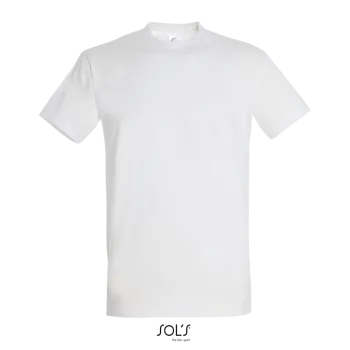 Φωτογραφία από μπροστά από Imperial Λευκό 4-5XL - Ανδρικό T-shirt σε χρώμα White