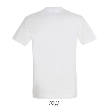 Φωτογραφία από πίσω από Imperial Λευκό 4-5XL - Ανδρικό T-shirt σε χρώμα White