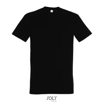 Φωτογραφία από μπροστά από Imperial 4-5XL - Ανδρικό T-shirt σε χρώμα Deep Black