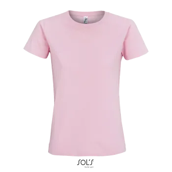 Φωτογραφία από μπροστά από Imperial Women - Γυναικείο T-shirt σε χρώμα Candy Pink