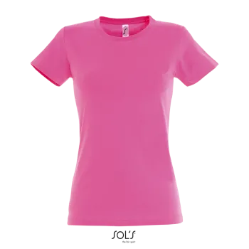 Φωτογραφία από μπροστά από Imperial Women - Γυναικείο T-shirt σε χρώμα Orchid Pink