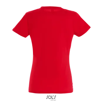 Φωτογραφία από πίσω από Imperial Women 3XL - Γυναικείο T-shirt σε χρώμα Red