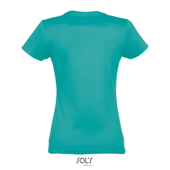 Φωτογραφία από πίσω από Imperial Women - Γυναικείο T-shirt σε χρώμα Carribean Blue