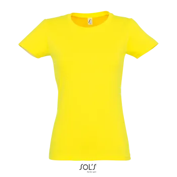 Φωτογραφία από μπροστά από Imperial Women - Γυναικείο T-shirt σε χρώμα Lemon